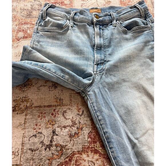 Mother The Hustler Ankle Fray Shaken Not Stirred Denim Jeans Womens Size 28 - Picture 3 of 10